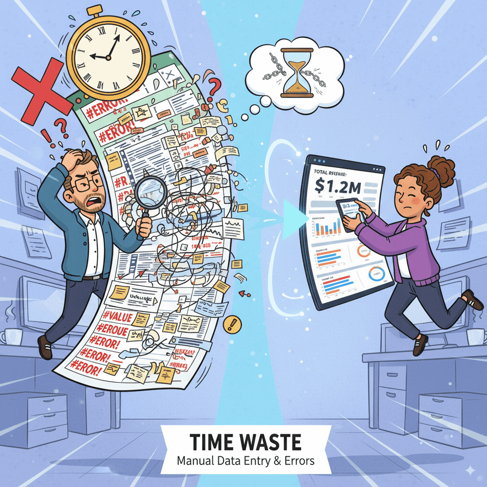 Why SMEs Waste Half Their Time on Spreadsheets — And How Excel Alternatives Fix It